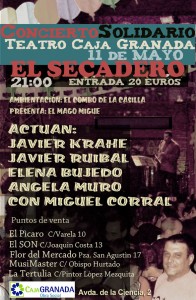 Concierto Solidario con el Secadero: día11  T.Cajagranada con Ruibal, Krahe - theborderlinemusic.com