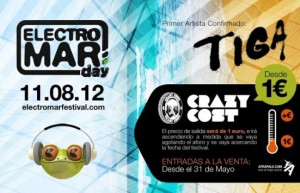 Electromar 2012 será itinerante y el precio de salida de sus entradas será 1€ - theborderlinemusic.com