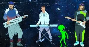 Los Klaxons de fiesta con aliens en su video “Show Me a Miracle” - theborderlinemusic.com