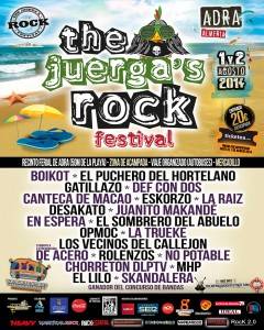 THE JUERGA´S ROCK FESTIVAL - 1 y 2 de Agosto - Adra (Almería) - theborderlinemusic.com