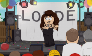 Lorde aparece en South Park - theborderlinemusic.com