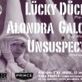 Alondra Galopa, Lücky Dückes y Unsuspected en Sala Prince de Granada