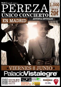 Pereza realizará en junio un único concierto en Madrid - Theborderlinemusic.com