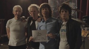 Los Rolling Stones dan las gracias a sus 10 millones de seguidores en Facebook - Theborderlinemusic.com