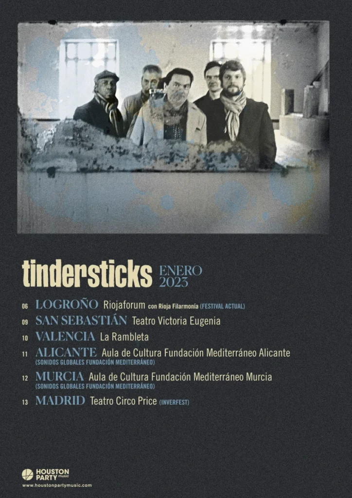 Los británicos tindersticks girarán en enero por seis ciudades de nuestra geografía para celebrar su 30º aniversario como banda.